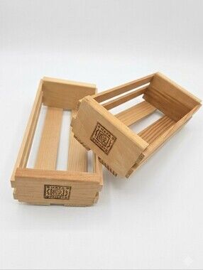 Set of 2 Vintage Napa Valley Wooden Storage Crates